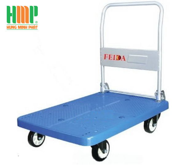 Xe đẩy hàng mặt nhựa tải trọng 300kg  Bảo Phát